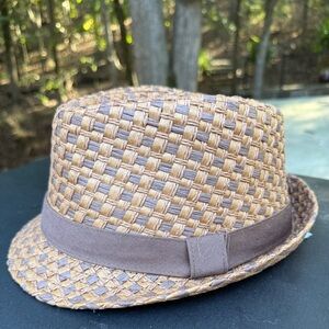 Daniel Cremieux Tan and Brown Hat